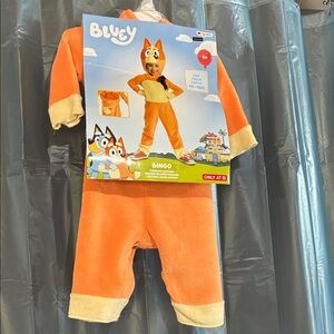 Kids Bingo Costume - Orange and Cream